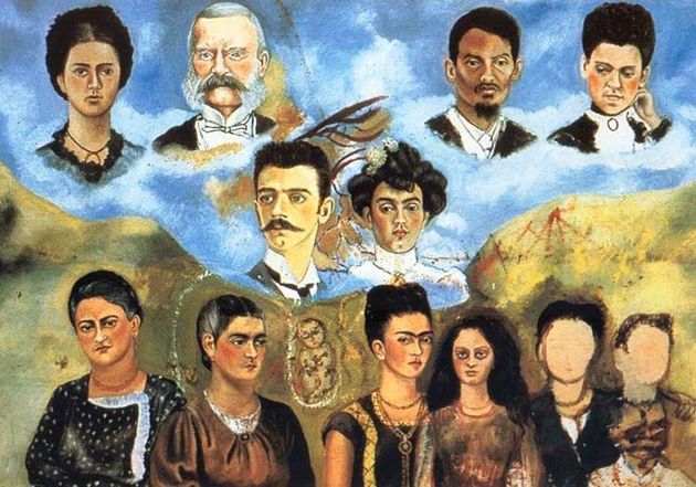 1949 MI FAMILIA (INCONCLUSO), 1949 - Óleo tela masonite 59 x 79 cm