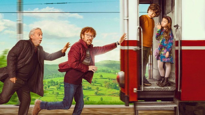 Fotograma de la película A todo tren destino Asturias
