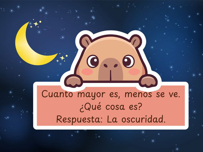 Acertijos de lógica para niños: la oscuridad