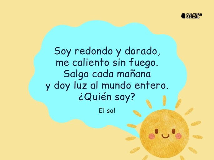 Adivinanzas para niños de primaria 6