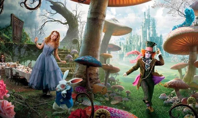 Fotograma de la película Alicia en el país de las maravillas