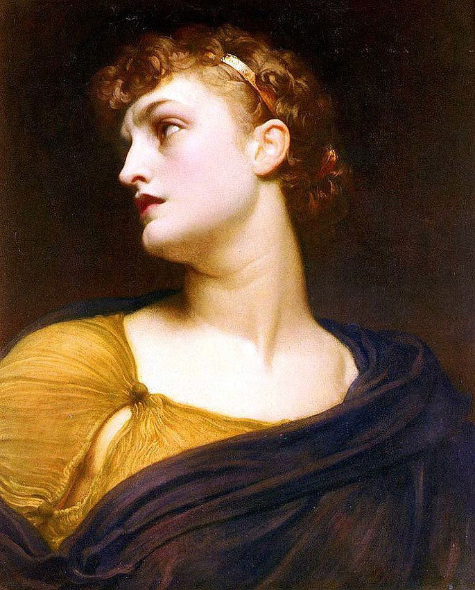 Pintura de Antigona de Frederic Leighton