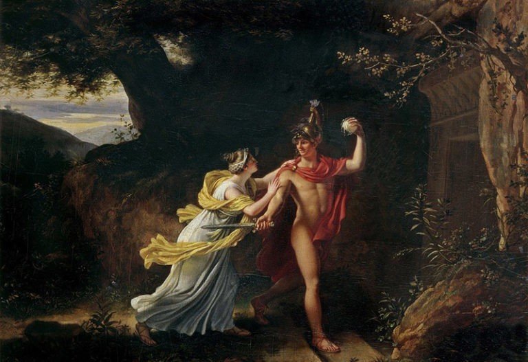 Ariadna y Teseo - Jean-Baptiste Regnault