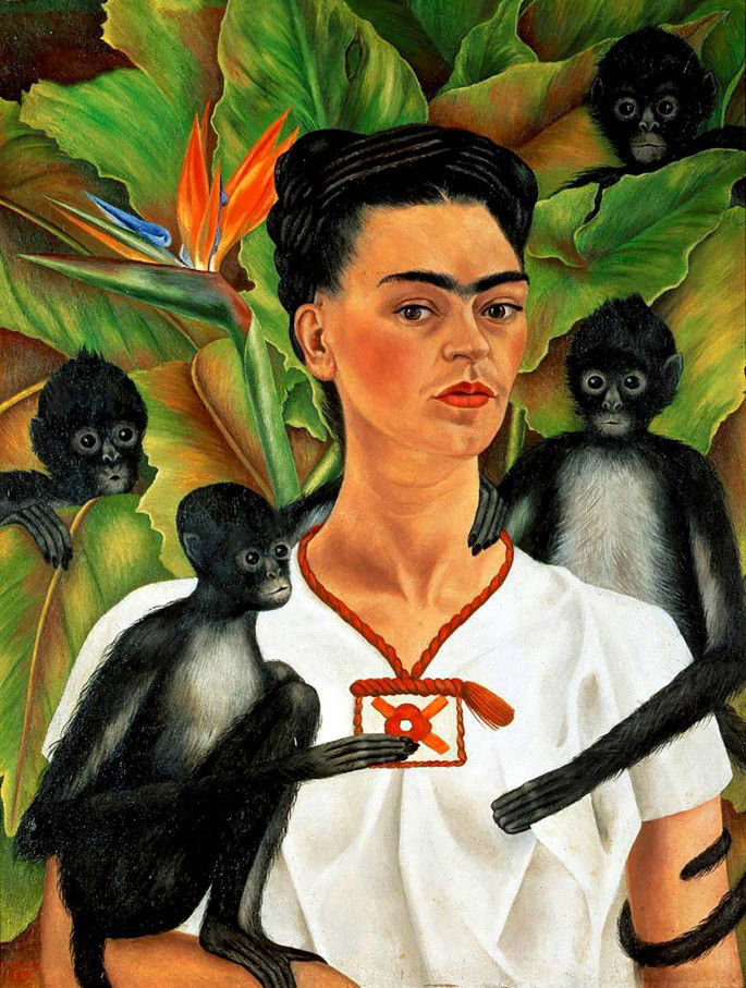 Autorretrato con monos