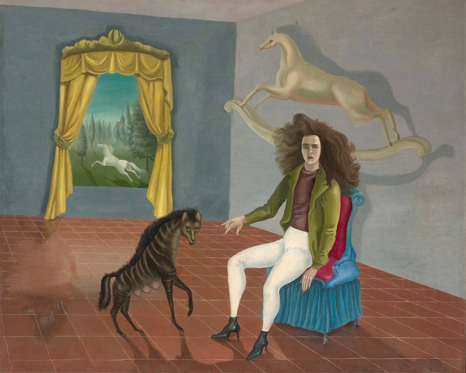 Autorretrato (La posada del caballo del alba) 1937 - 1938 Leonora Carrington