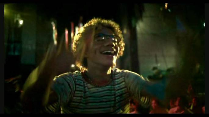 Bené durante su fiesta de despedida.