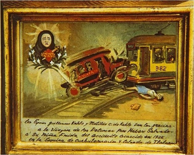 Exvoto Óleo sobre metal 19,1 x 24,1 cm. Coleccíon privada