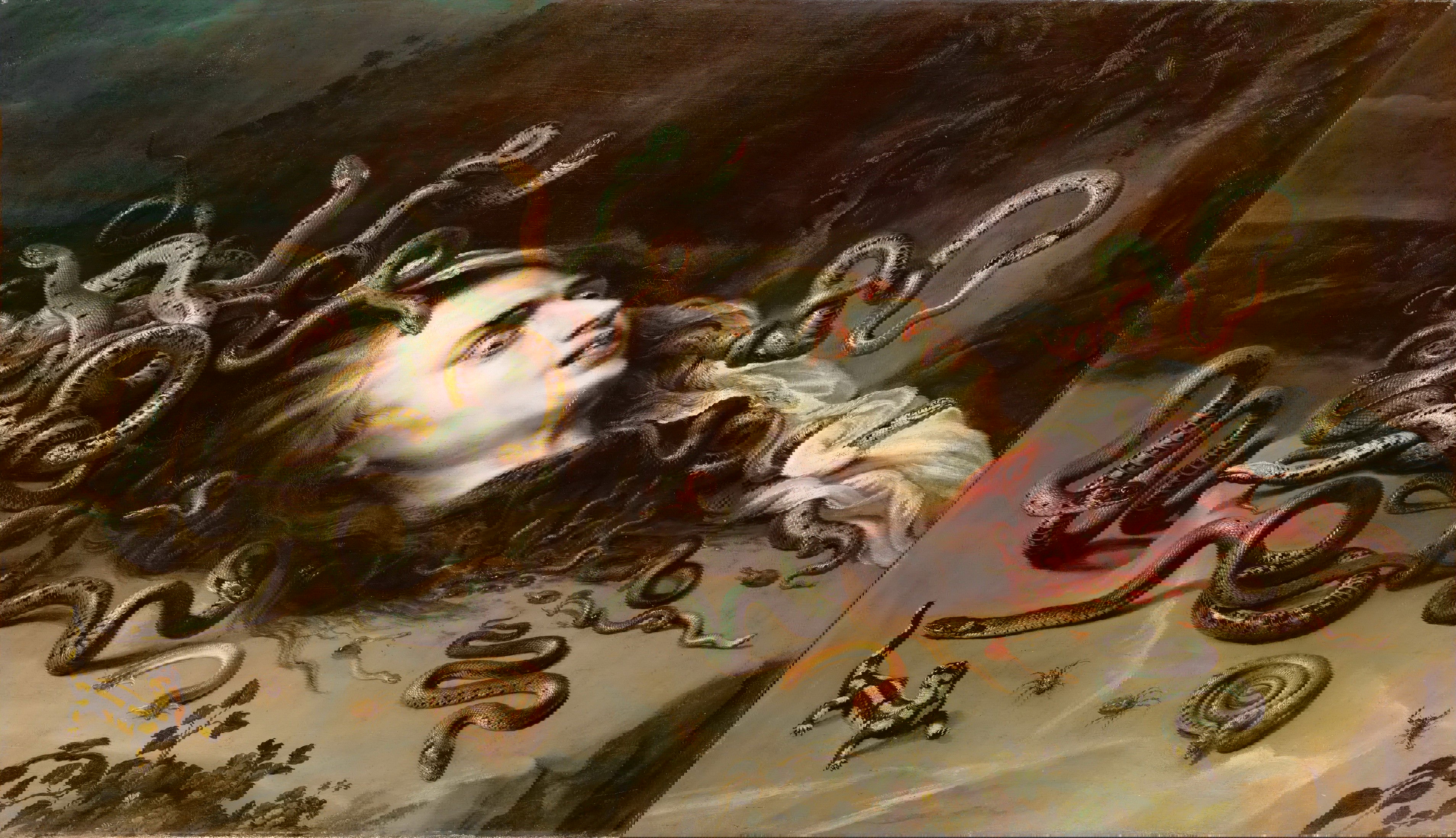 Cabeza de medusa Rubens