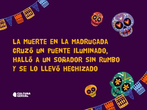 35 calaveritas literarias cortas para celebrar el Día de Muertos