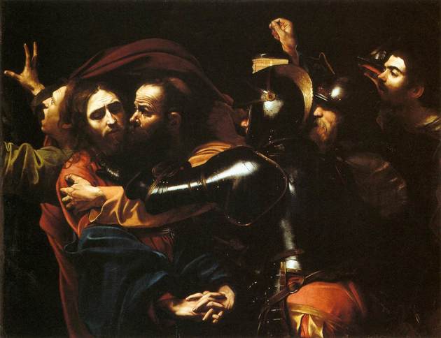 Caravaggio Prendimiento de Cristo