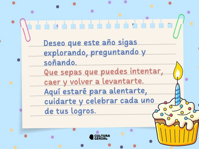 Carta de cumpleaños para un hijo 2