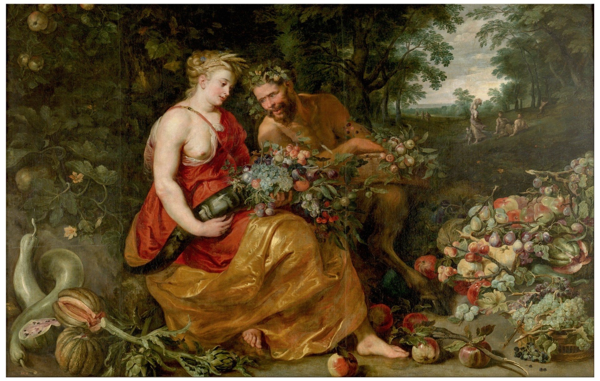 Ceres y Pan Rubens