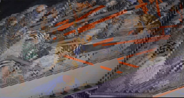 Chacrot Masacre en el Templo Mayor o La Conquista de Tenochtitlan masacre