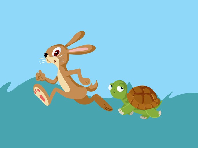 La liebre y la tortuga