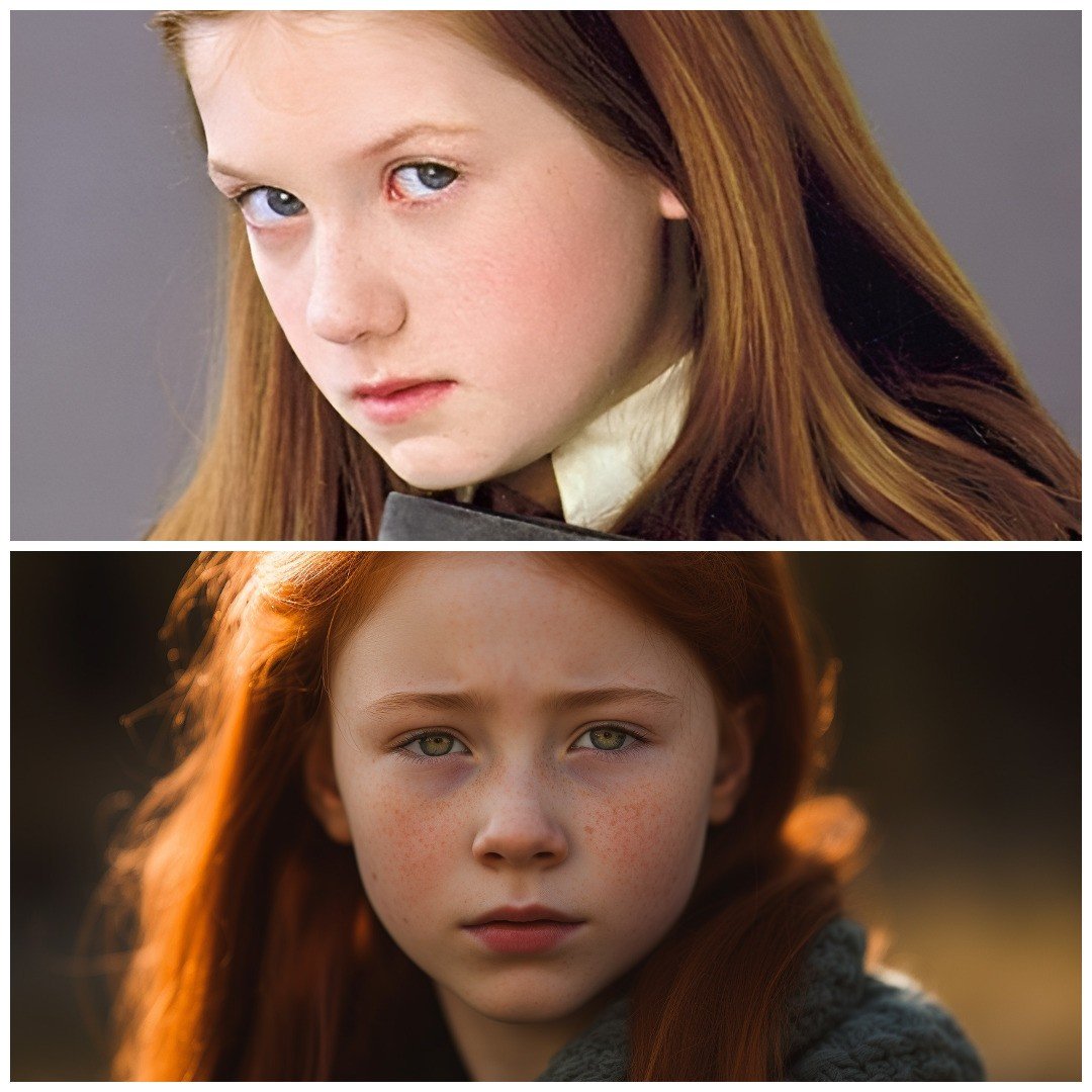 Comparación Ginny Weasley