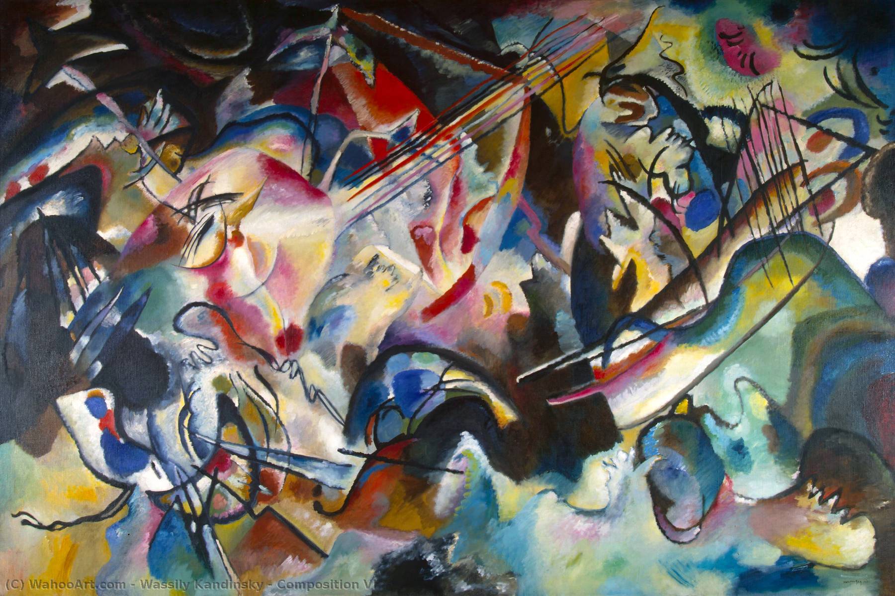 Composición VI (1913) - Wassily Kandinsky