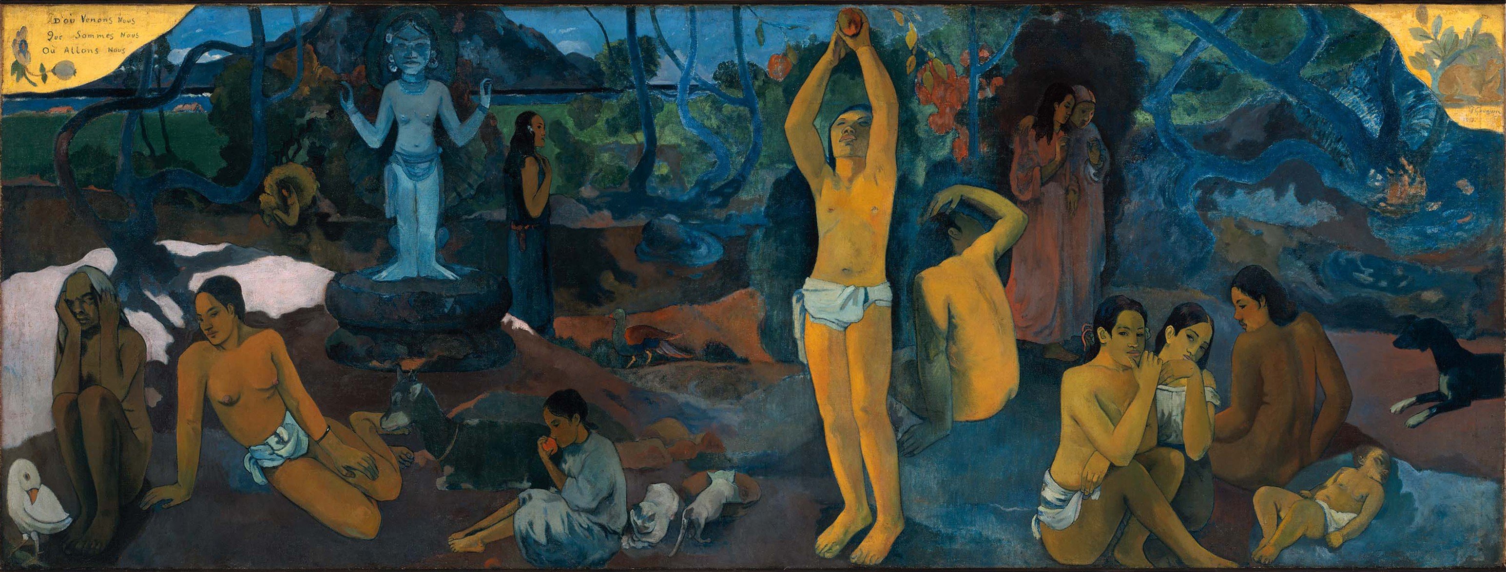 ¿De dónde venimos ¿Qué somos ¿Hacia dónde vamos - Paul Gauguin