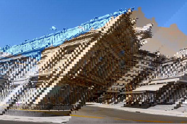 Fachada del Teatro Colón de Buenos Aires