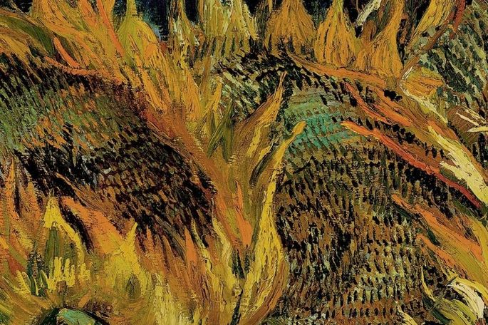 Los girasoles de París - detalle