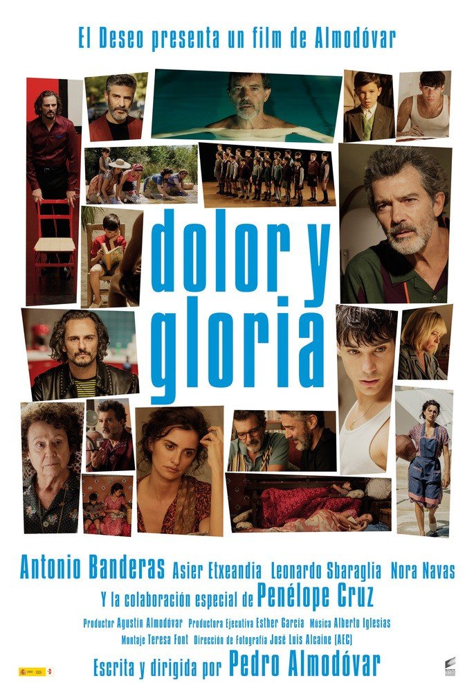 Cartel de la película Dolor y gloria.