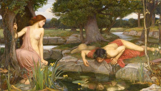 Eco y Narciso Waterhouse