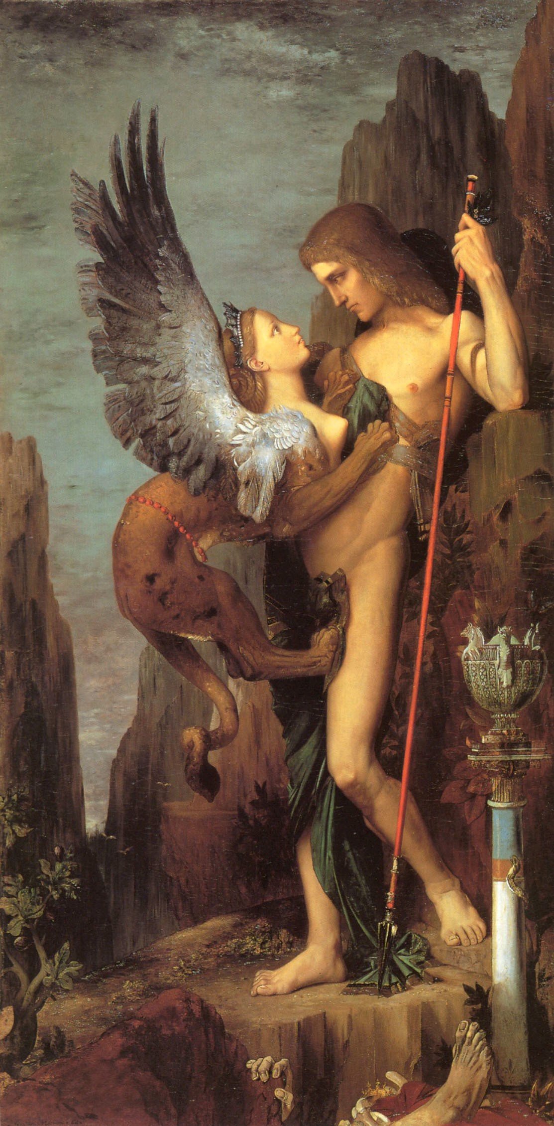 Edipo y la esfinge - Gustave Moreau