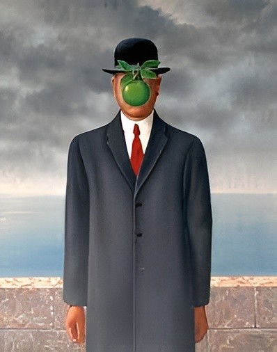 El hijo del hombre cuadro de René Magritte 1964