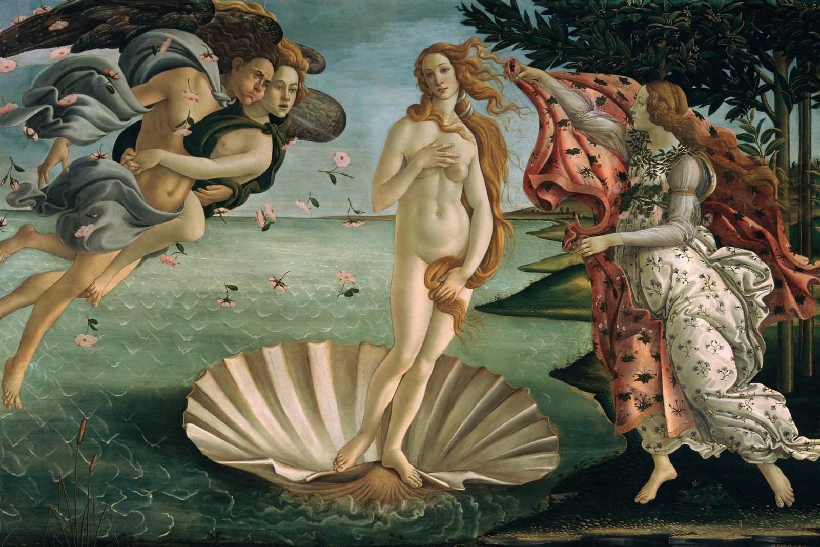 El nacimiento de Venus de Sandro Botticelli