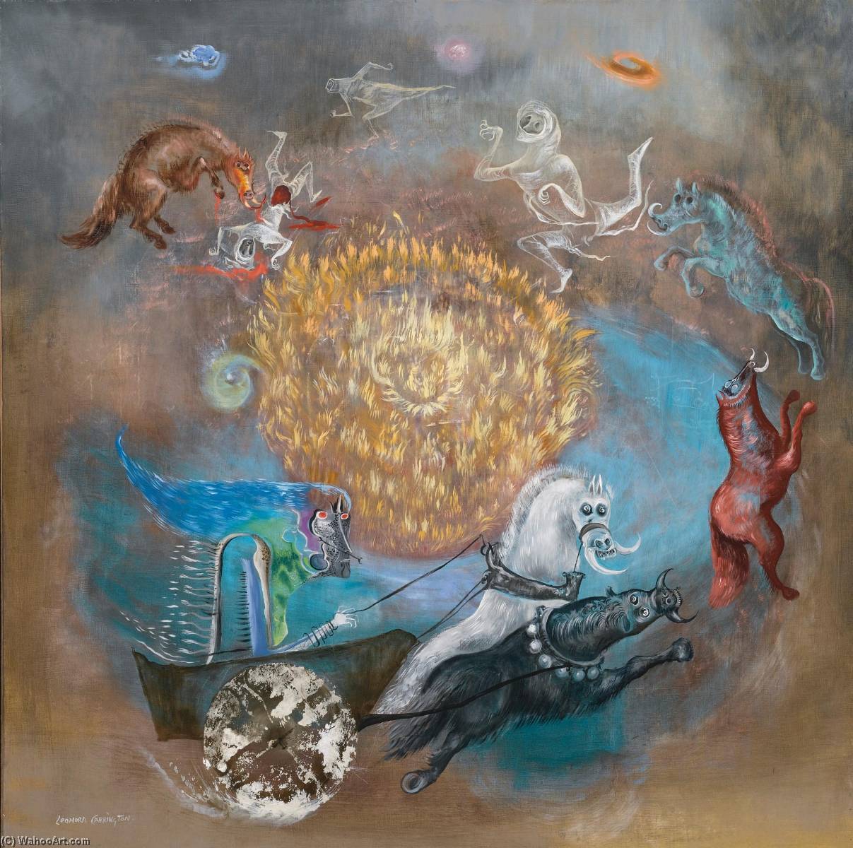 El regreso de Boadicea de Leonora Carrington