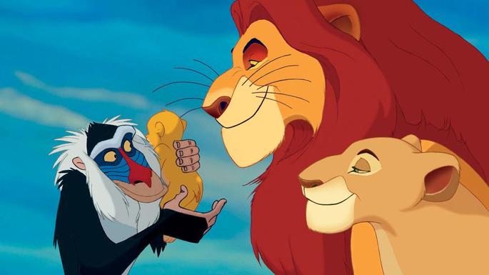 Fotograma de la película El rey león