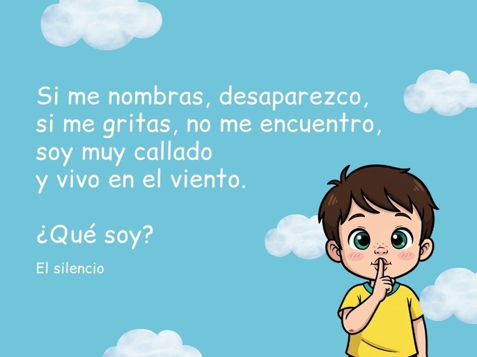 Adivinanzas para niños: el silencio