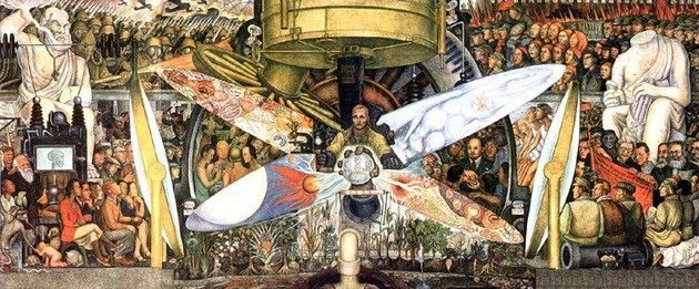 Diego Rivera: El hombre controlador del universo o El hombre en la encrucijada.