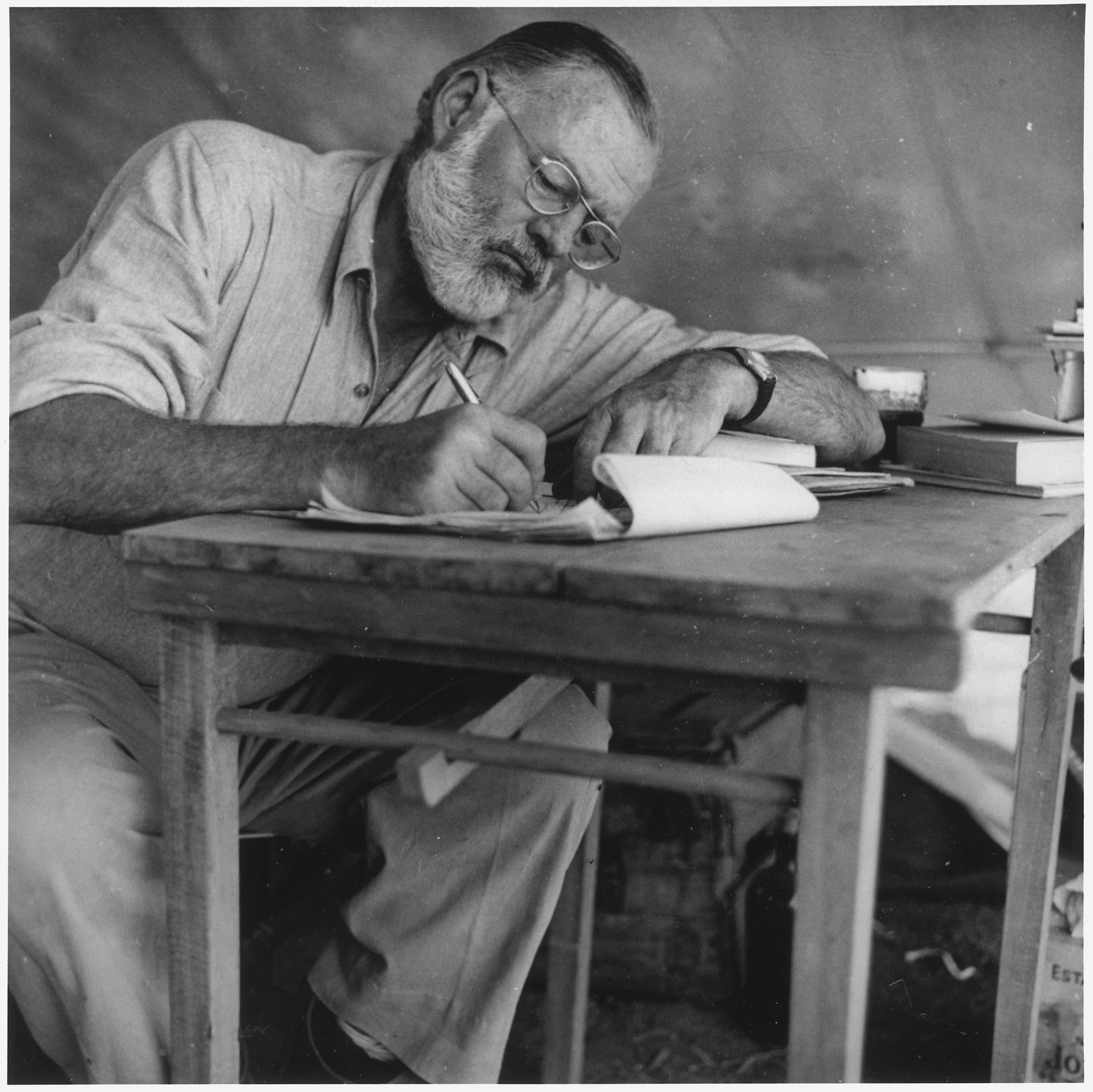 Ernest Hemingway 1955