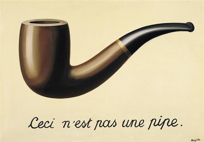 Esto no es una pipa (1928 - 1929) - René Magritte
