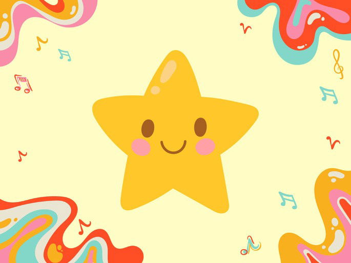 Estrella amarilla brillante canciones infantiles