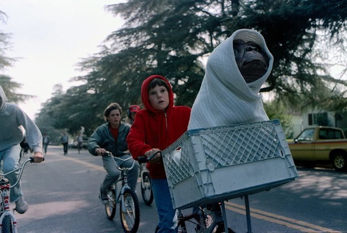Fotograma de la película E.T.