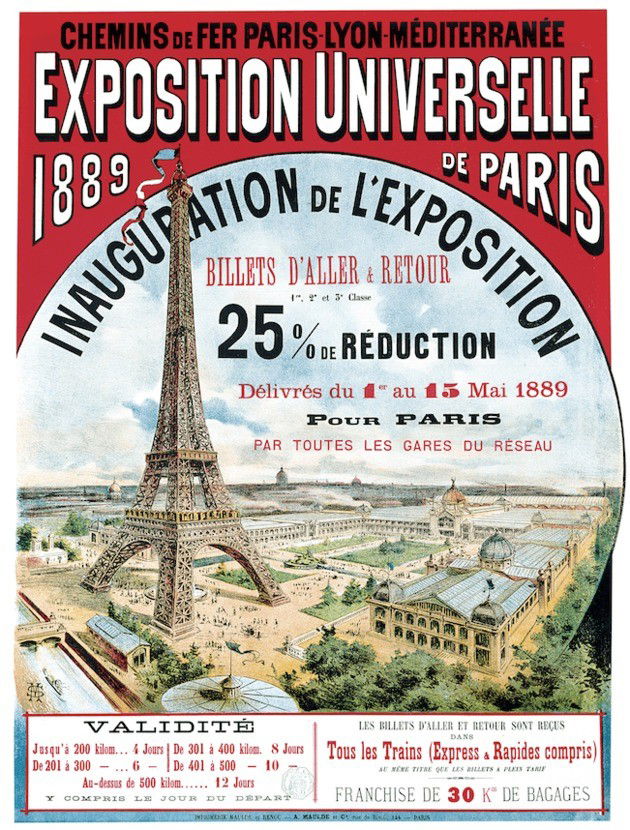 Cartel de la Exposición Universal de 1889