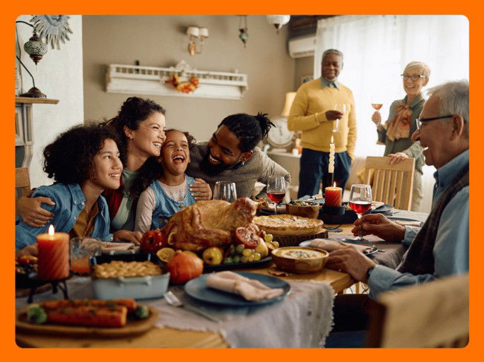Acción de gracias cena