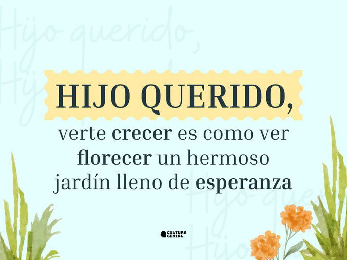 Frases de amor para mi hijo varón 2