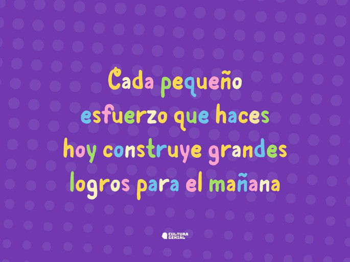 Frases motivadoras para niños 7