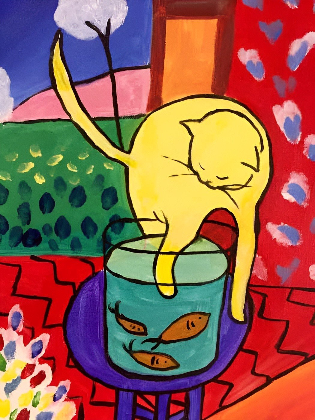Gato de los peces rojos - Henri Matisse
