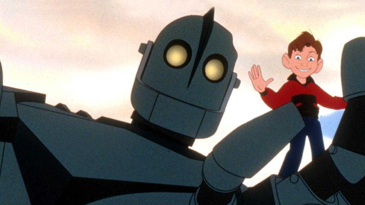 Fotograma de la película El Gigante de Hierro