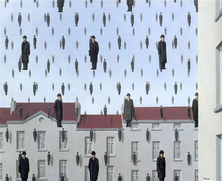 Golconda René Magritte 1953