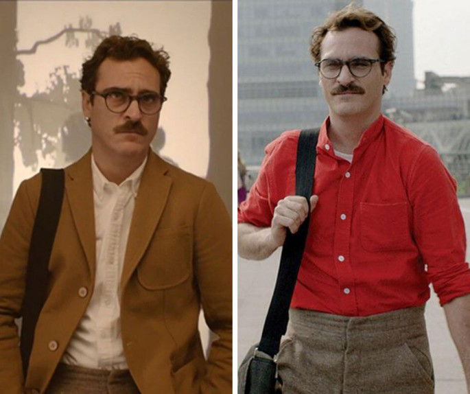 Imagen en la que se muestran las diferencias del vestuario de Theodore