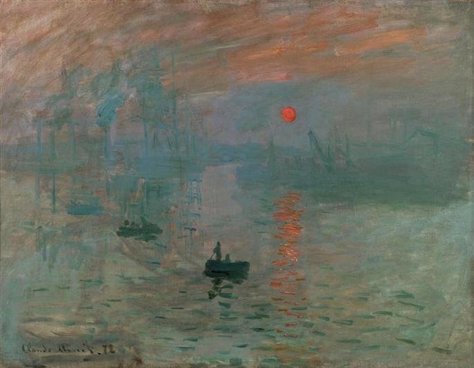 Impresión salida del sol 1872 Claude Monet