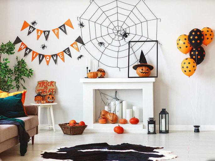 Casa decorada Halloween