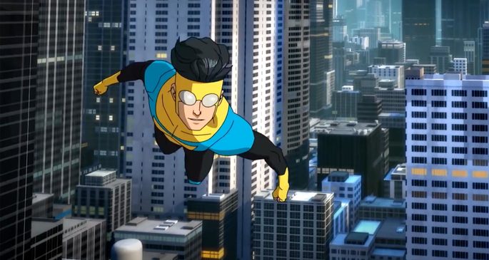 Fotograma de la serie Invencible