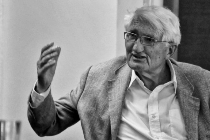 Fotografía de Jügen Habermas