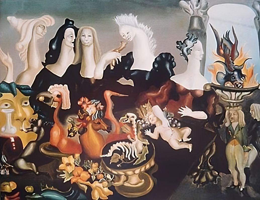 La comida de Lord Candlestick - Leonora Carrington