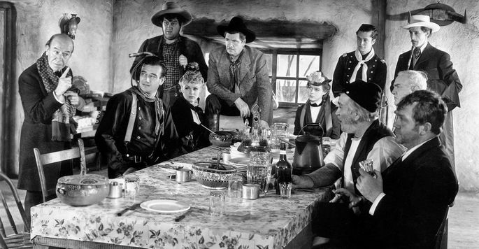 Fotograma de la película La diligencia.